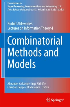 Combinatorial Methods and Models - Ahlswede, Rudolf