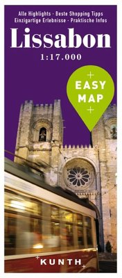 KUNTH EASY MAP Lissabon 1:17.000 - KUNTH Verlag