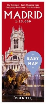 KUNTH EASY MAP Madrid 1:13.000 - KUNTH Verlag