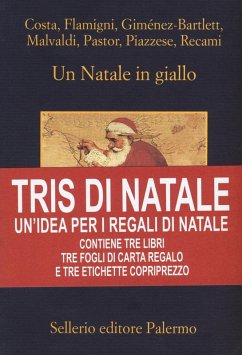 Cover Tris di Natale. Un'idea per i regali di Natale: Un Natale in giallo-Capodanno in giallo-Regalo di Natale