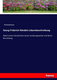 Georg Friderich Händels Lebensbeschreibung
