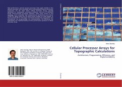 Cellular Processor Arrays for Topographic Calculations