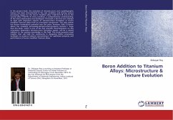 Boron Addition to Titanium Alloys: Microstructure & Texture Evolution