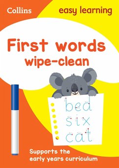 First Words Age 3-5 Wipe Clean Activity Book - Collins Easy Learning
