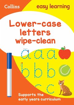 Lower Case Letters Age 3-5 Wipe Clean Activity Book - Collins Easy Learning