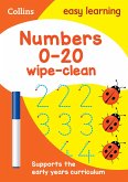 Numbers 0-20 Age 3-5 Wipe Clean Activity Book