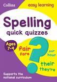 Spelling Quick Quizzes Ages 7-9