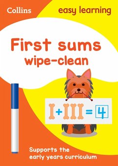 First Sums Age 3-5 Wipe Clean Activity Book - Collins Easy Learning