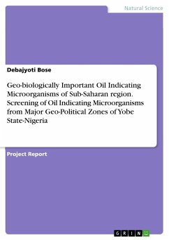 Geo-biologically Important Oil Indicating Microorganisms of Sub-Saharan region. Screening of Oil Indicating Microorganisms from Major Geo-Political Zones of Yobe State-Nigeria