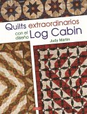 Quilts extraordinarios con el diseño Log Cabin