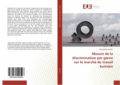 Mesure de la discrimination par genre sur le marché du travail tunisien - GOUIDER, Abdessalem