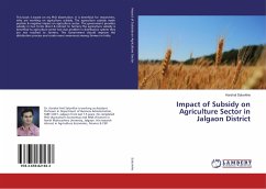 Impact of Subsidy on Agriculture Sector in Jalgaon District - Salunkhe, Harshal