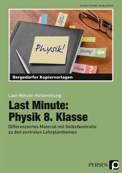 Last Minute: Physik 8. Klasse - Schmidt, Carolin;Seifert, Hardy