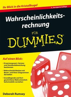 Wahrscheinlichkeitsrechnung für Dummies (eBook, ePUB) - Rumsey, Deborah J.