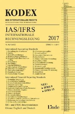 KODEX Internationale Rechnungslegung IAS/IFRS 2017 - Wagenhofer, Alfred