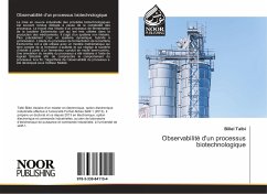Cover Observabilité d'un processus biotechnologique
