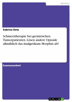 Schmerztherapie bei geriatrischen Tumorpatienten. Lösen andere Opioide allmählich das Analgetikum Morphin ab? - Detz, Sabrina