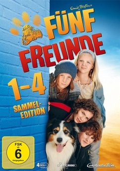 Fünf Freunde 1-4 DVD-Box - Valeria Eisenbart,Quirin Oettl,Justus...