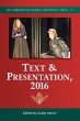 Text & Presentation, 2016 - Bild 1