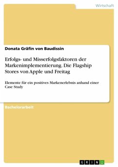 Erfolgs- und Misserfolgsfaktoren der Markenimplementierung. Die Flagship Stores von Apple und Freitag - Baudissin, Donata von