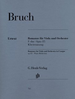 Cover Romanze für Viola und Orchester F-dur Opus 85