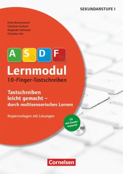 10-Finger-Tastschreiben (2. Auflage). Kopiervorlagen mit Lösungen und CD-ROM - Gerhart, Christian;Bornewasser, Karin;Hofmann, Sieglinde