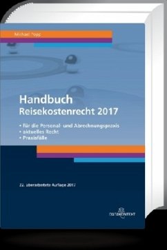 Handbuch Reisekostenrecht 2017 - Popp, Michael