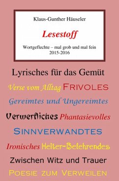 Lesestoff (eBook, ePUB) - Häuseler, Klaus-Gunther