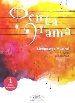 Pentagrama llenguatge musical, grau elemental 1 - Amat, Carmen; Casanova, A.