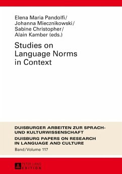 Studies on Language Norms in Context