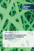 Molecular nanostructured materials for advanced application