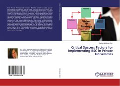 Critical Success Factors for Implementing BSC in Private Universities
