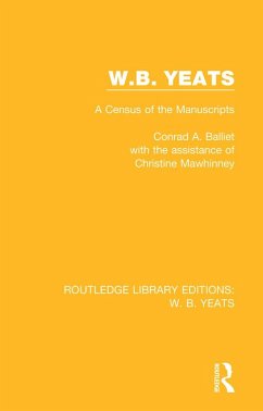 W. B. Yeats (eBook, PDF) - Balliet, Conrad A.; Mawhinney, Christine