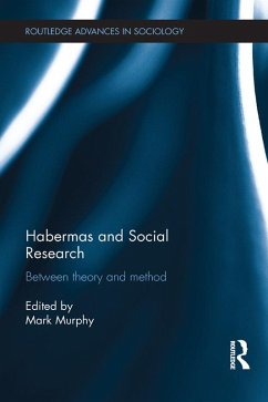 Habermas and Social Research (eBook, ePUB)