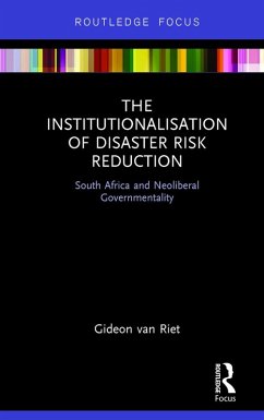 The Institutionalisation of Disaster Risk Reduction (eBook, PDF) - Riet, Gideon Van