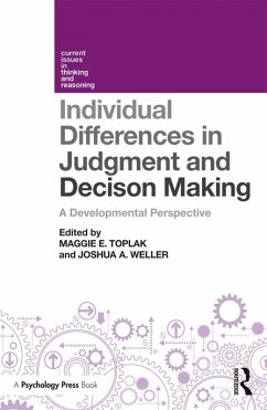 Individual Differences in Judgement and Decision-Making (eBook, PDF)