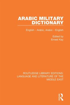 Cover Arabic Military Dictionary (eBook, PDF)