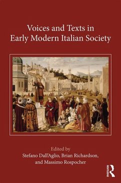 Cover Voices and Texts in Early Modern Italian Society (eBook, PDF)