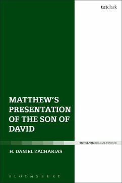 Matthew's Presentation of the Son of David (eBook, PDF) - Zacharias, H. Daniel