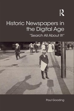 Cover Historic Newspapers in the Digital Age (eBook, ePUB)