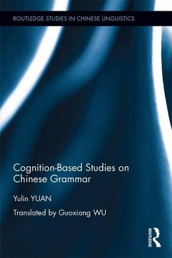 Cover Cognition-Based Studies on Chinese Grammar (eBook, ePUB)