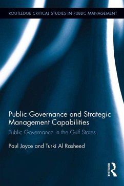 Public Governance and Strategic Management Capabilities (eBook, PDF) - Joyce, Paul; Al Rasheed, Turki F.