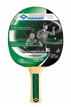 Donic-Schildkröt 705142 - Tischtennis Schläger Champs Line 400, One Size