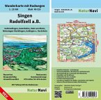NaturNavi Wanderkarte mit Radwegen Singen - Radolfzell a.B. NaturNavi Wanderkarte mit Radwegen Singen - Radolfzell a.B.