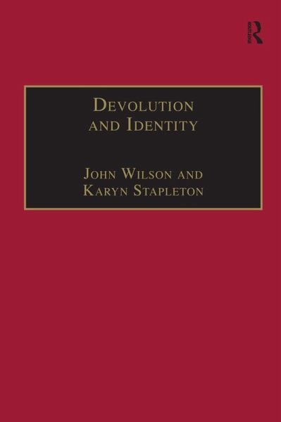 Devolution and Identity (eBook, PDF) Devolution and Identity (eBook, PDF)