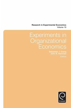 Cover Experiments in Organizational Economics (eBook, ePUB)