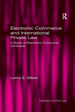 Cover Electronic Commerce and International Private Law