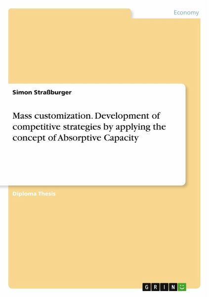 Mass customization. Development of competitive strategies by applying the concept of Absorptive Capacity Mass customization. Development of competitive strategies by applying the concept of Absorptive Capacity