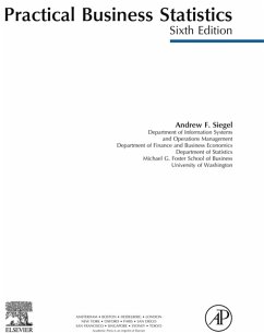 Practical Business Statistics, Student Solutions Manual (e-only) (eBook, ePUB) - Siegel, Andrew