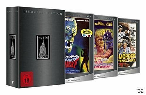 ..UND VOR LUST ZU STERBEN, DER MÖRDER MIT DER GARTENSCHERE, DIE TEUFLISCHE MASKE DVD-Box